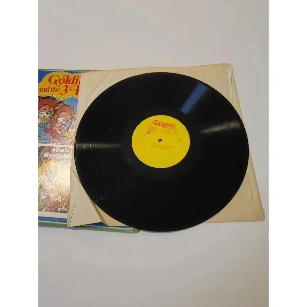 Vintage Tinkerbell Records Goldilocks And The 3 Bears Vinyl LP Rare Version - Picture 3 of 7